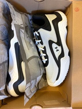 Under Armour Black and White Men's Training Sneakers